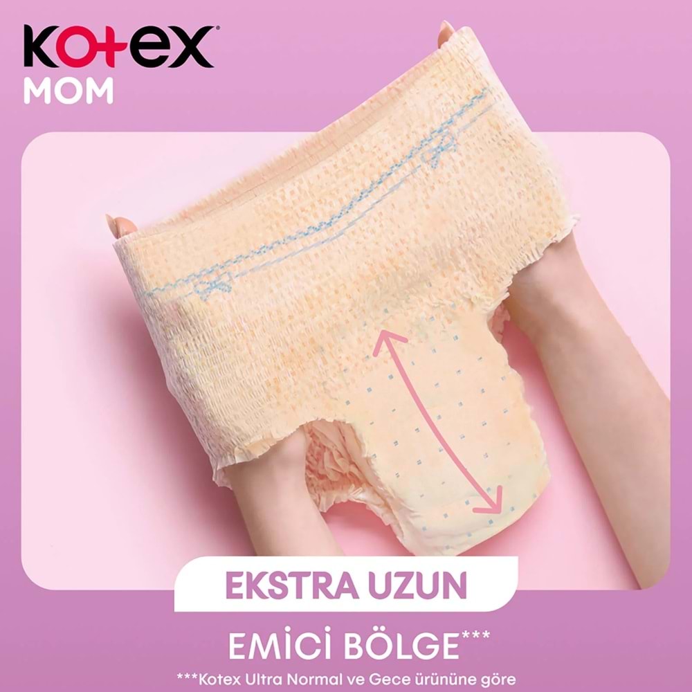 Kotex Mom Lohusa Külodu - Külot Bez L - Large - Büyük / XL - Extra Large - (İç Adet 8) Tekli Pk