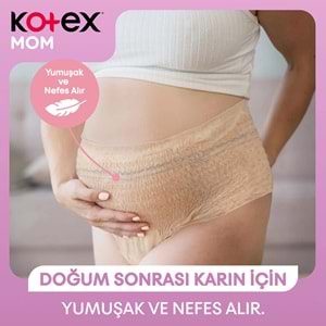 Kotex Mom Lohusa Külodu - Külot Bez L - Large - Büyük / XL - Extra Large - (İç Adet 8) Tekli Pk