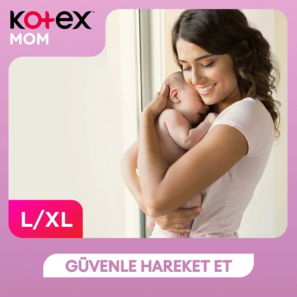 Kotex Mom Lohusa Külodu - Külot Bez L - Large - Büyük / XL - Extra Large - (İç Adet 8) Tekli Pk
