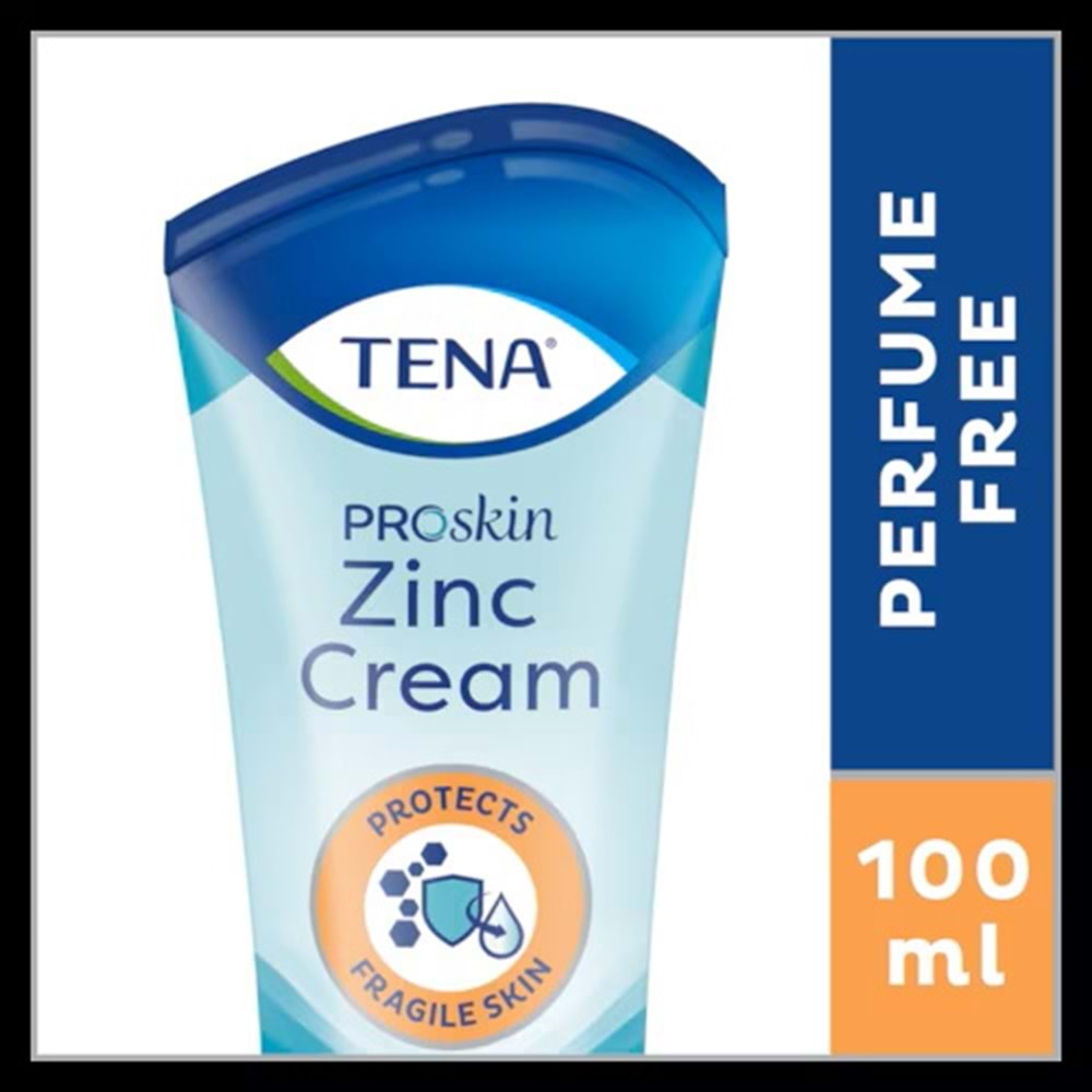 Tena Proskin Çinko Krem 100 ML (Yatan hastalar için Koruyucu - Onarıcı)