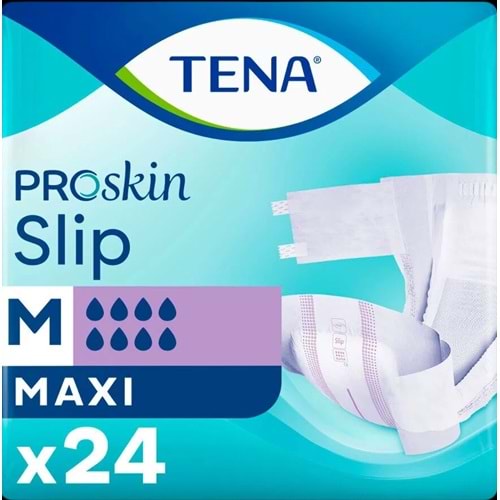 Tena Proskin Slip Maxi Bel Bantlı Yetişkin Bezi M - Orta - Medium 24 Adet