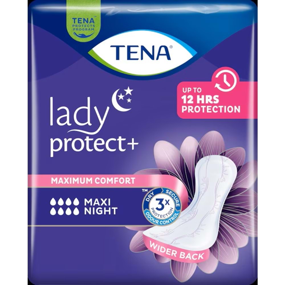 Tena Lady Protect Mesane Pedi Maxi Night Geceye özel 12 Adet