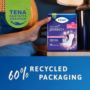 Tena Lady Protect Mesane Pedi Maxi Night Geceye özel 12 Adet