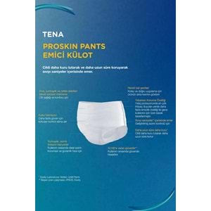 Tena Proskin Pants Süper Night Gece Emici Külot Yetişkin Bezi M - Orta - Medium 30 Adet