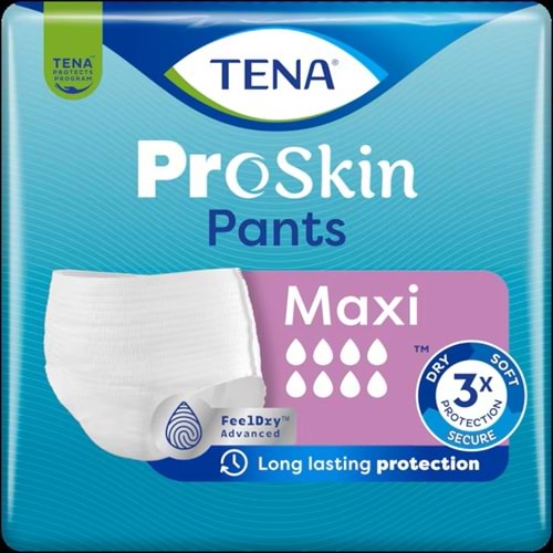 Tena Proskin Pants Maxi Emici Külot Yetişkin Bezi L - Büyük - Large 10 Adet