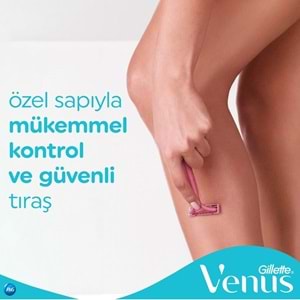 Gillette Venus Simply Venus 2 Basic Kadın Tıraş Bıçağı (Paket içeriği 5 Adet)