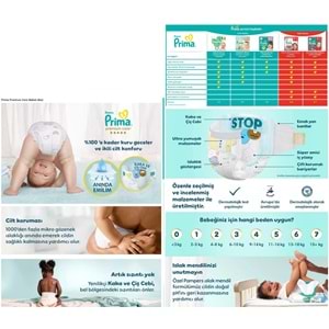 Prima Premium Care Bebek Bezi Beden:4 (9-14KG) Maxi 84 Adet Ultra Fırsat Pk