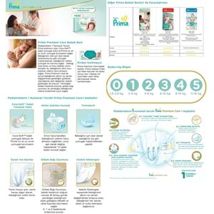 Prima Premium Care Bebek Bezi Beden:6 (13+KG) Extra Large 93 Adet Aylık Fırsat Pk