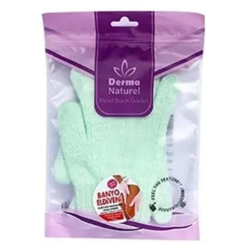 Derma Naturel Parmaklı Banyo Eldiveni