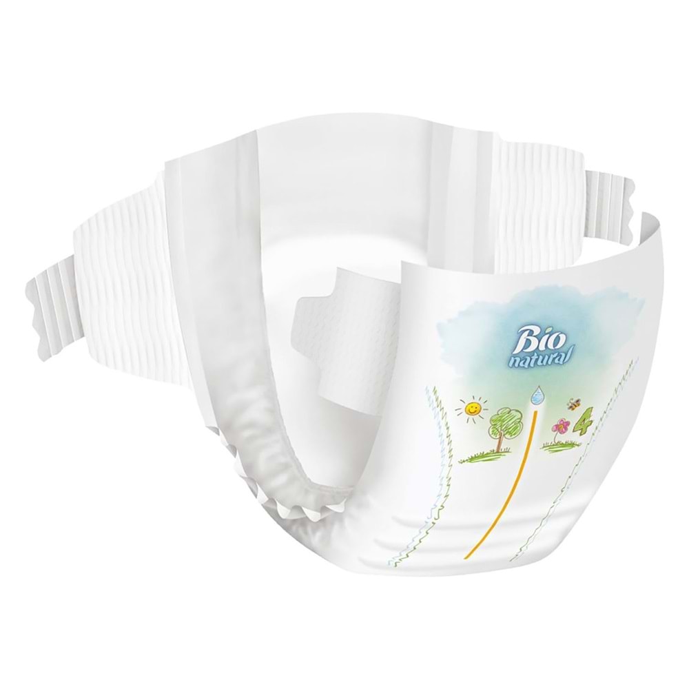 Sleepy Bebek Bezi Bio Natural 4 Beden 7-16 KG Maxi 96 Adet Ultra Pk