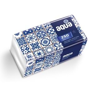 Aqua Pratik Mendil 250 Yaprak Tekli Pk