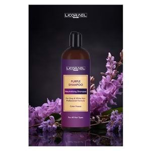 Licorael Dubai Purple Shampoo Neutralising Shampoo (Turunculaşma Karşıtı Mor Şampuan) 400ML