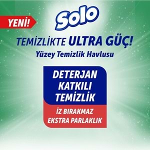 Solo Yüzey Temizlik Havlusu - Mendili 100 Yaprak Limon & Portakal Tazeliği Plastik Kapaklı