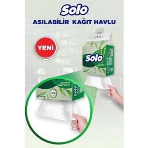 Solo Asılabilir Kağıt Havlu (Hijyenik ve Pratik Kullanım İçin Uygun)