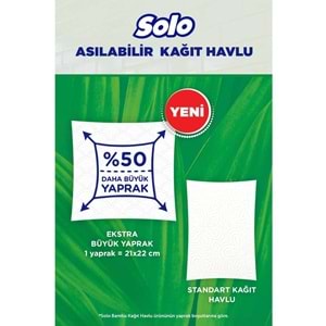 Solo Asılabilir Kağıt Havlu (Hijyenik ve Pratik Kullanım İçin Uygun)