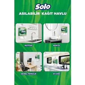 Solo Asılabilir Kağıt Havlu (Hijyenik ve Pratik Kullanım İçin Uygun)