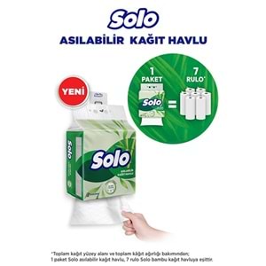 Solo Asılabilir Kağıt Havlu (Hijyenik ve Pratik Kullanım İçin Uygun)