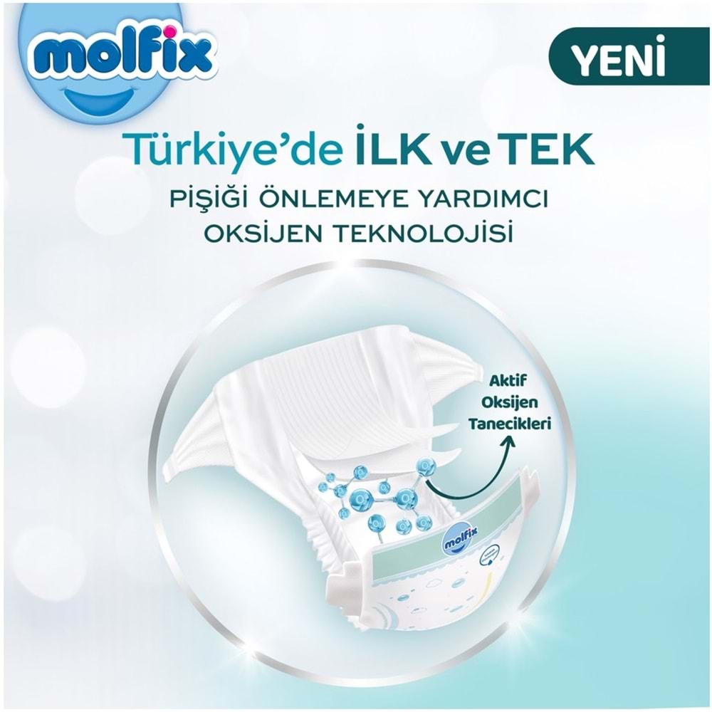 Molfix Premium Bebek Bezi 1 Beden 2-5 KG Yeni Doğan 72 Adet Fırsat Pk