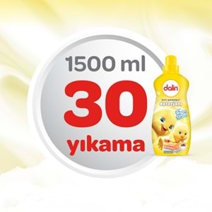 Dalin Çamaşır Deterjanı 1.5LT Bıcı Bıcı Kokulu (Hassas ve Hipoalerjenik Formül)
