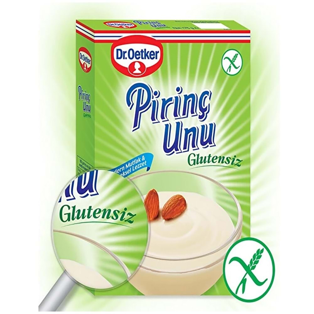Dr. Oetker Glutensiz Pirinç Unu 175GR