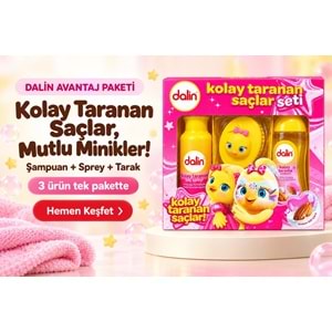 Dalin Kolay Taranan Saçlar Seti (Şampuan + Sprey + Tarak) Avantaj Paket