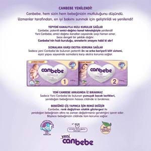 Canbebe Bebek Bezi Beden:1 (2-5Kg) Yeni Doğan 28 Adet Mini Pk
