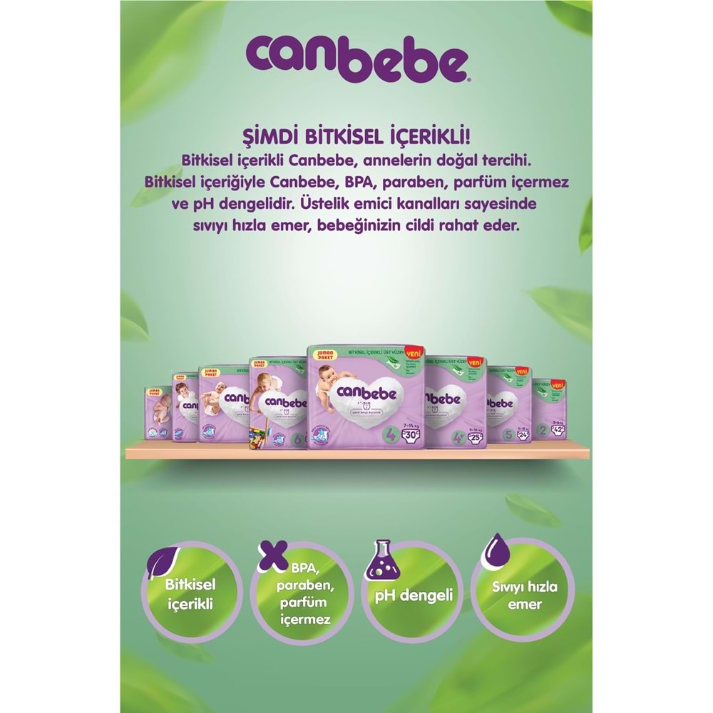 Canbebe Bebek Bezi Beden:4+ (9-16Kg) Maxi Plus 68 Adet Süper Fırsat Pk