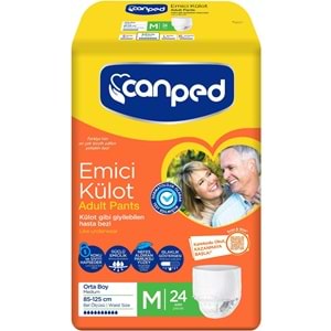 Canped Emici Külot Hasta Yetişkin Bezi M - Orta - Medium 24 Adet Fırsat Pk