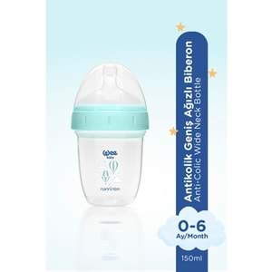 Wee Baby Nanninom Antikolik Geniş Ağızlı Biberon 150 ML (0-6 Ay)