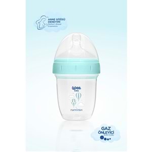 Wee Baby Nanninom Antikolik Geniş Ağızlı Biberon 150 ML (0-6 Ay)