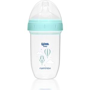 Wee Baby Nanninom Antikolik Geniş Ağızlı Biberon 250 ML (0-6 Ay)