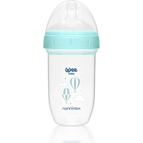 Wee Baby Nanninom Antikolik Geniş Ağızlı Biberon 250 ML (0-6 Ay)