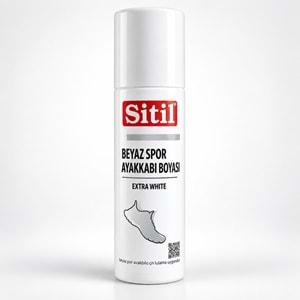 Sitil Beyaz Sneaker Beyaz Spor Ayakkabı Boyası Likit (Yenileyici) 75 ML