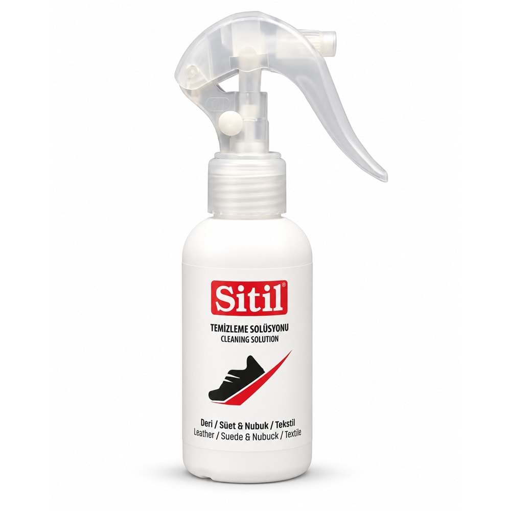 Sitil Ayakkabı Temizleme Solüsyonu 100 ML (Sneaket - Deri - Süet - Nubuk - Kumaş)