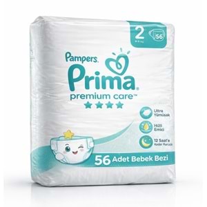 Prima Premium Care Bebek Bezi Beden:2 (4-8KG) Mini 56 Adet Fırsat Pk