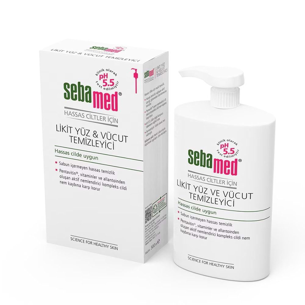 Sebamed Yüz ve Vücut Temizleyici Likit 300 ML (2 Li Set)