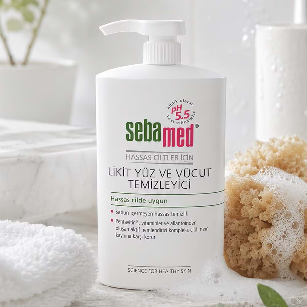 Sebamed Yüz ve Vücut Temizleyici Likit 300 ML (2 Li Set)