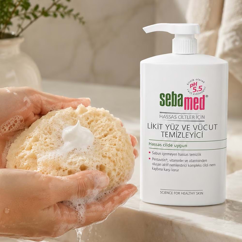 Sebamed Yüz ve Vücut Temizleyici Likit 300 ML (5 Li Set)
