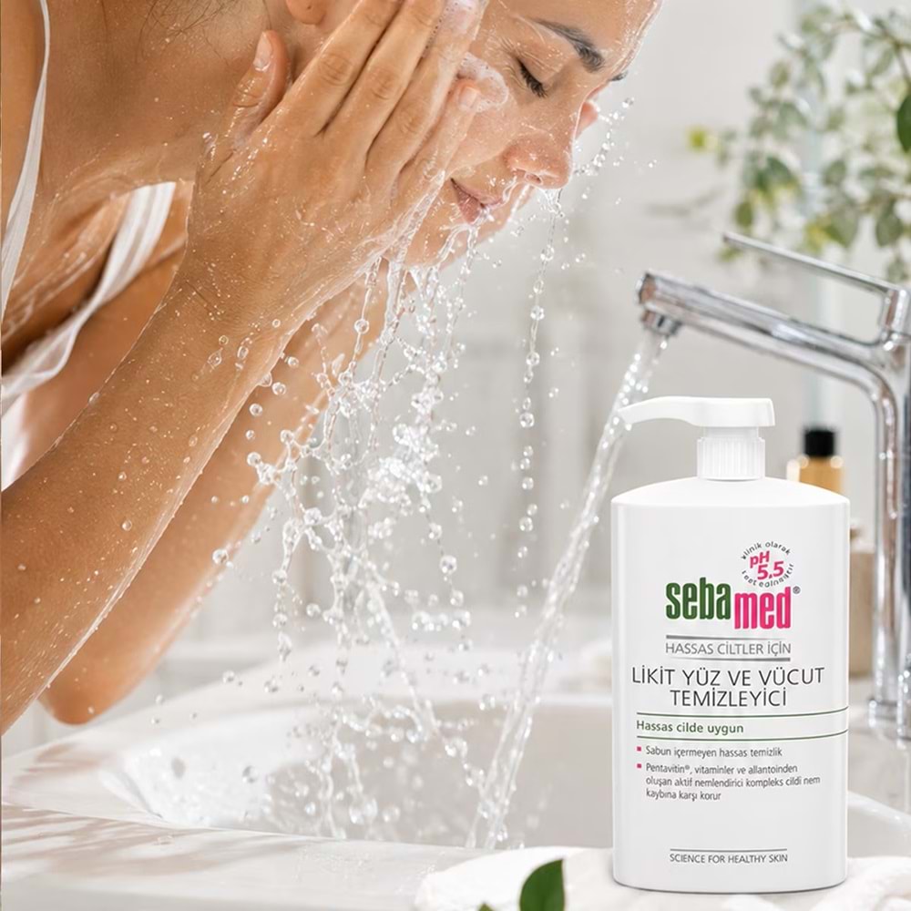 Sebamed Yüz ve Vücut Temizleyici Likit 300 ML (5 Li Set)