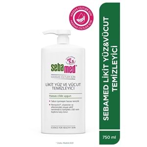 Sebamed Yüz ve Vücut Temizleyici Likit 750 ML (2 Li Set)