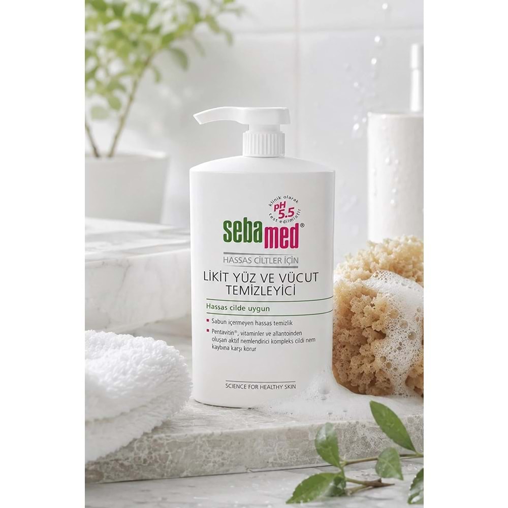 Sebamed Yüz ve Vücut Temizleyici Likit 750 ML (4 Lü Set)