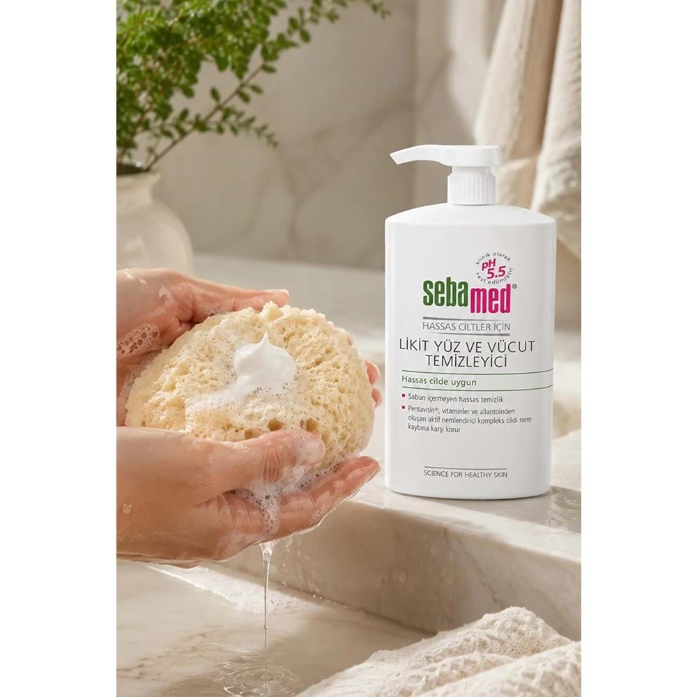 Sebamed Yüz ve Vücut Temizleyici Likit 750 ML (6 Lı Set)