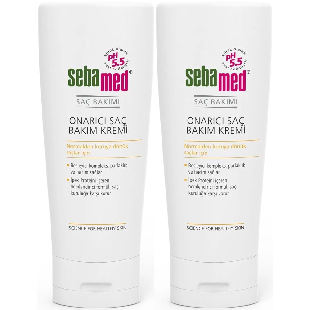 Sebamed Onarıcı Saç Bakım Kremi 200 ML (2 Li Set)
