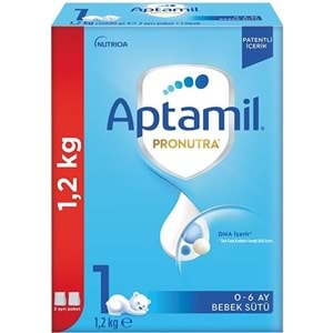 Nutrıcıa Aptamil Pronutra 1200GR Bebek Sütü No:1 (0-6 Ay) Yenidoğan Doğumdan itibaren