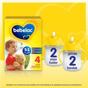 Bebelac 1200GR (800GR+400GR) No:4 Devam Sütü (1+ Yaş) Avantaj Pk