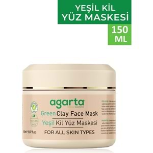 Agarta Doğal Yeşil Kil Yüz Maskesi 150ML