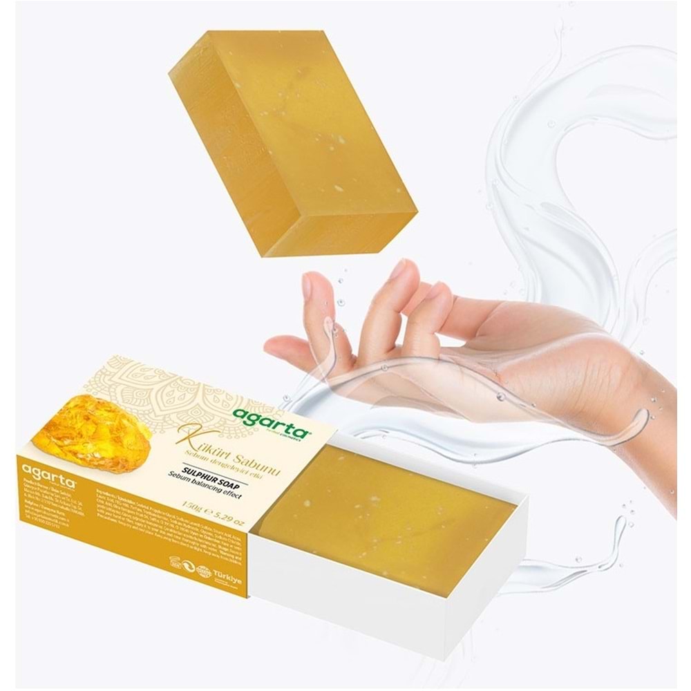 Agarta El Yapımı Doğal Sabun 150GR Kükürt