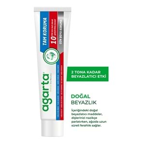 Agarta Doğal Tam koruma Diş Macunu 75 ML Gün Boyu Koruma