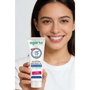 Agarta Doğal Tam koruma Diş Macunu 75 ML Ekstra Beyazlık Güçlü Dişler (Leke Önleyici)
