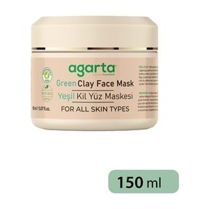 Agarta Doğal Yeşil Kil Yüz Maskesi 150ML